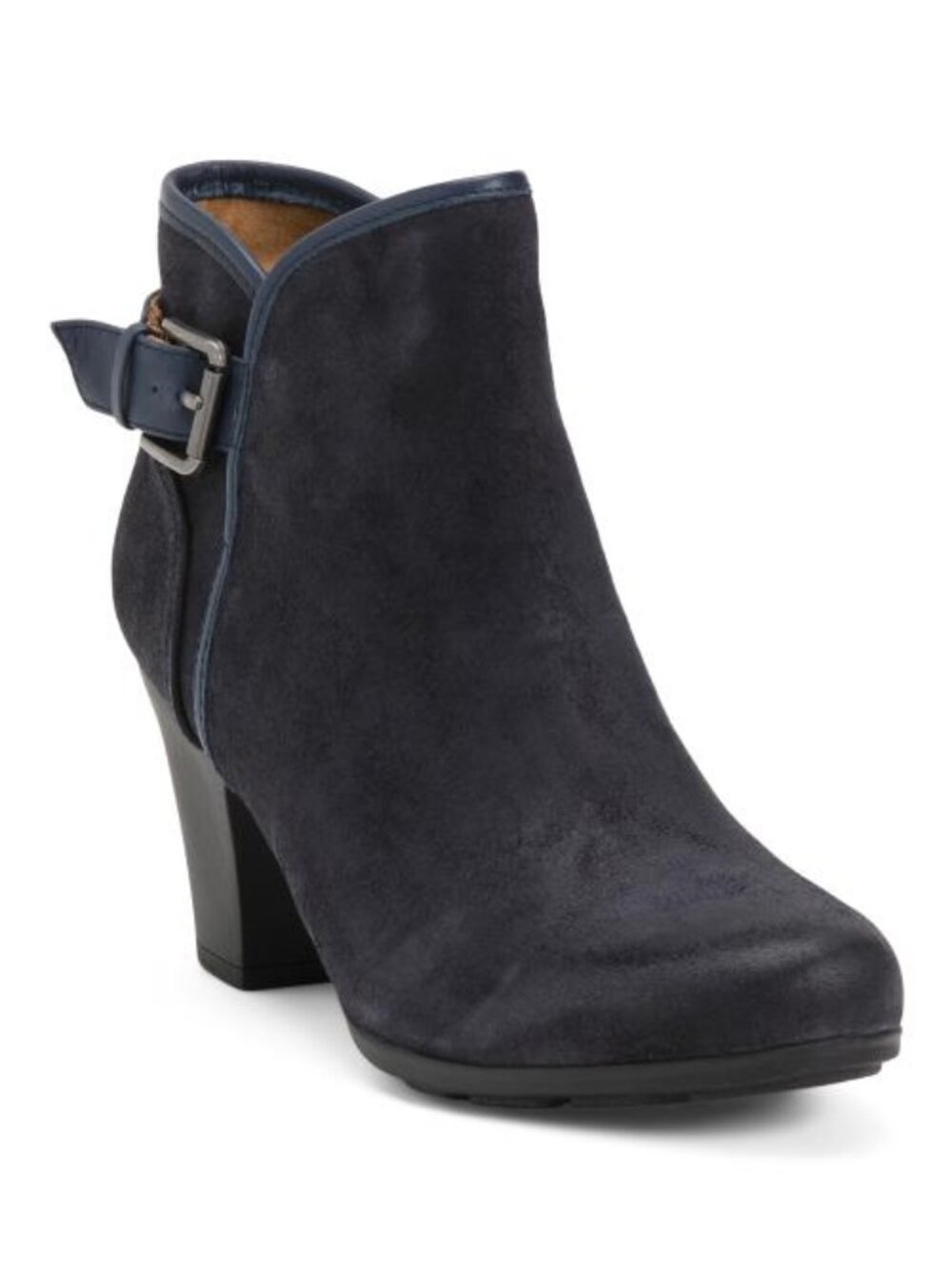 COMFORTIVA Suede Namari Comfort Booties